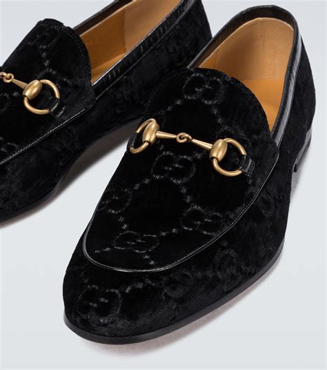 gucci crossbody velvet black|Gucci black velvet loafers.